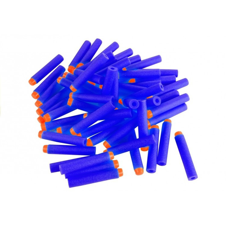 Penové náboje v modrej farbe - 59 kusov